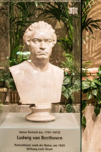Dietrich's 1820 bust of Beethoven (History Museum of Vienna) Photo by Anita Pravits